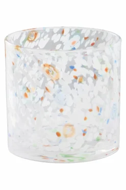 Ljuslyktor|Jotex HONEY Ljuslykta Höjd 12 Cm Vit/multi