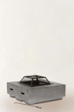 Eldstäder & Terrassvärmare|Eldstäder & Terrassvärmare|Jotex HOWARD Eldstad 88x88 Cm Grå