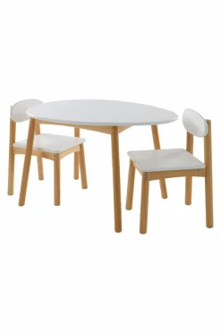 Barnmöbler|Barnmöbler Deal|Jotex HULTA EGG Barnbord Med 2 Stolar Vit/furu