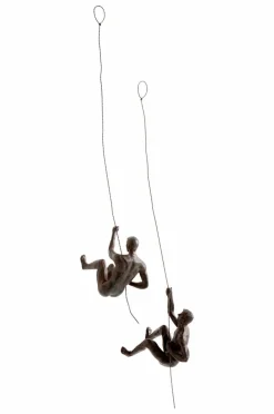 Väggdekoration|Prydnadssaker|Jotex HUMAN CLIMBERS Dekorationsfigur 2-pack Rostbrun