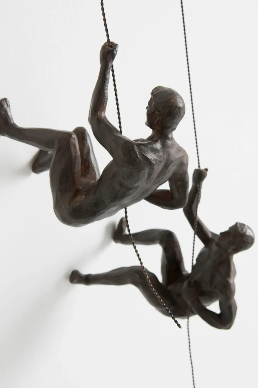Väggdekoration|Prydnadssaker|Jotex HUMAN CLIMBERS Dekorationsfigur 2-pack Rostbrun