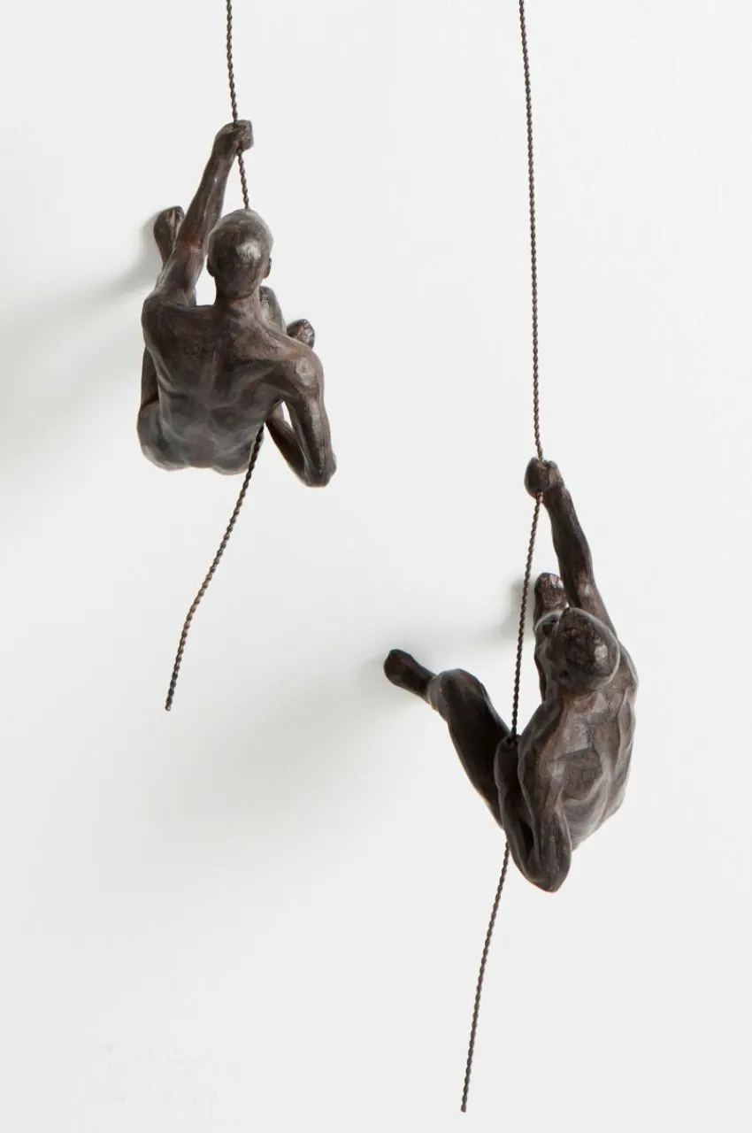 Väggdekoration|Prydnadssaker|Jotex HUMAN CLIMBERS Dekorationsfigur 2-pack Rostbrun