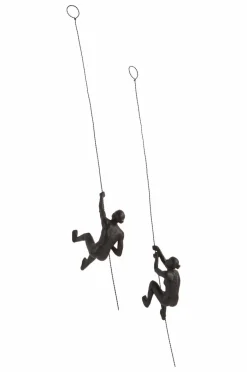 Väggdekoration|Jotex HUMAN HIMALAYA Dekorationsfigur 2-pack Rostbrun