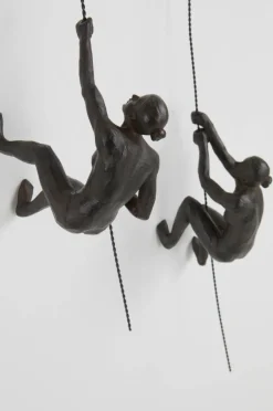 Väggdekoration|Jotex HUMAN HIMALAYA Dekorationsfigur 2-pack Rostbrun