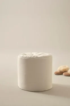 Stolsdynor & Sittkuddar|Loungemöbler|Jotex IBIZA Sittpuff ø 40 Cm Naturvit