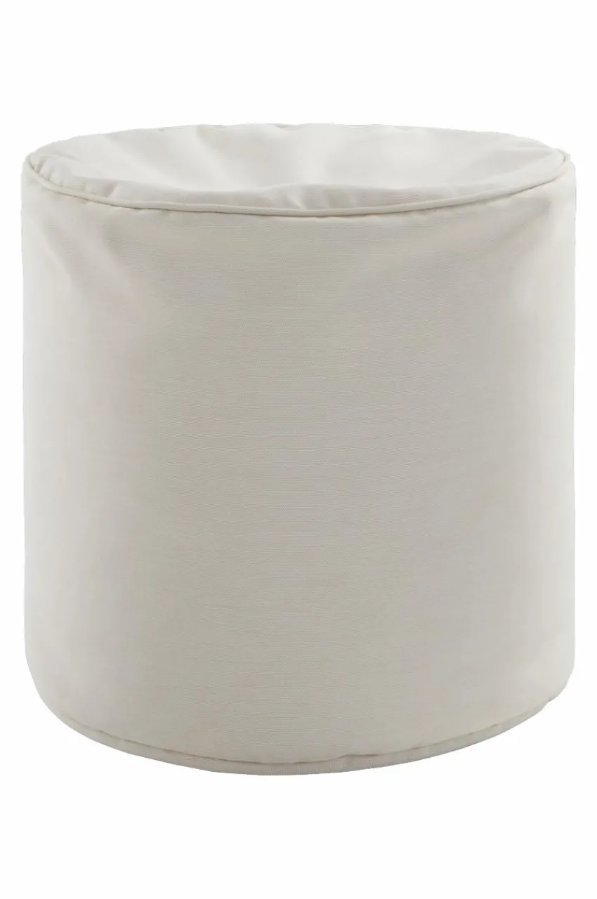 Stolsdynor & Sittkuddar|Loungemöbler|Jotex IBIZA Sittpuff ø 40 Cm Naturvit