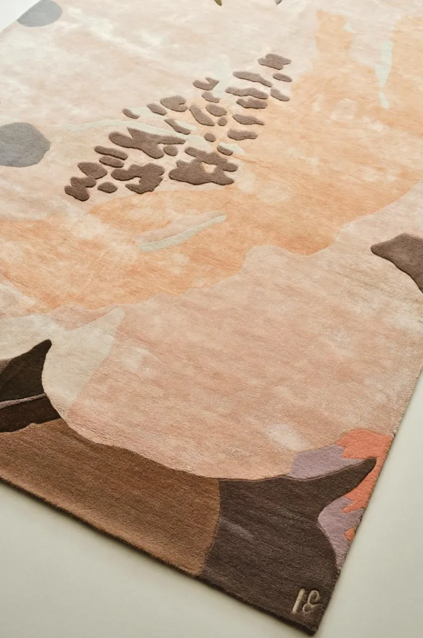 Ullmattor|Lugg- & Ryamattor|Jotex IDA SJÖSTEDT ABSTRACT ROSE Matta 250x350 Cm Multi