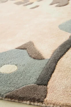 Ullmattor|Lugg- & Ryamattor|Jotex IDA SJÖSTEDT ABSTRACT ROSE Matta 250x350 Cm Multi