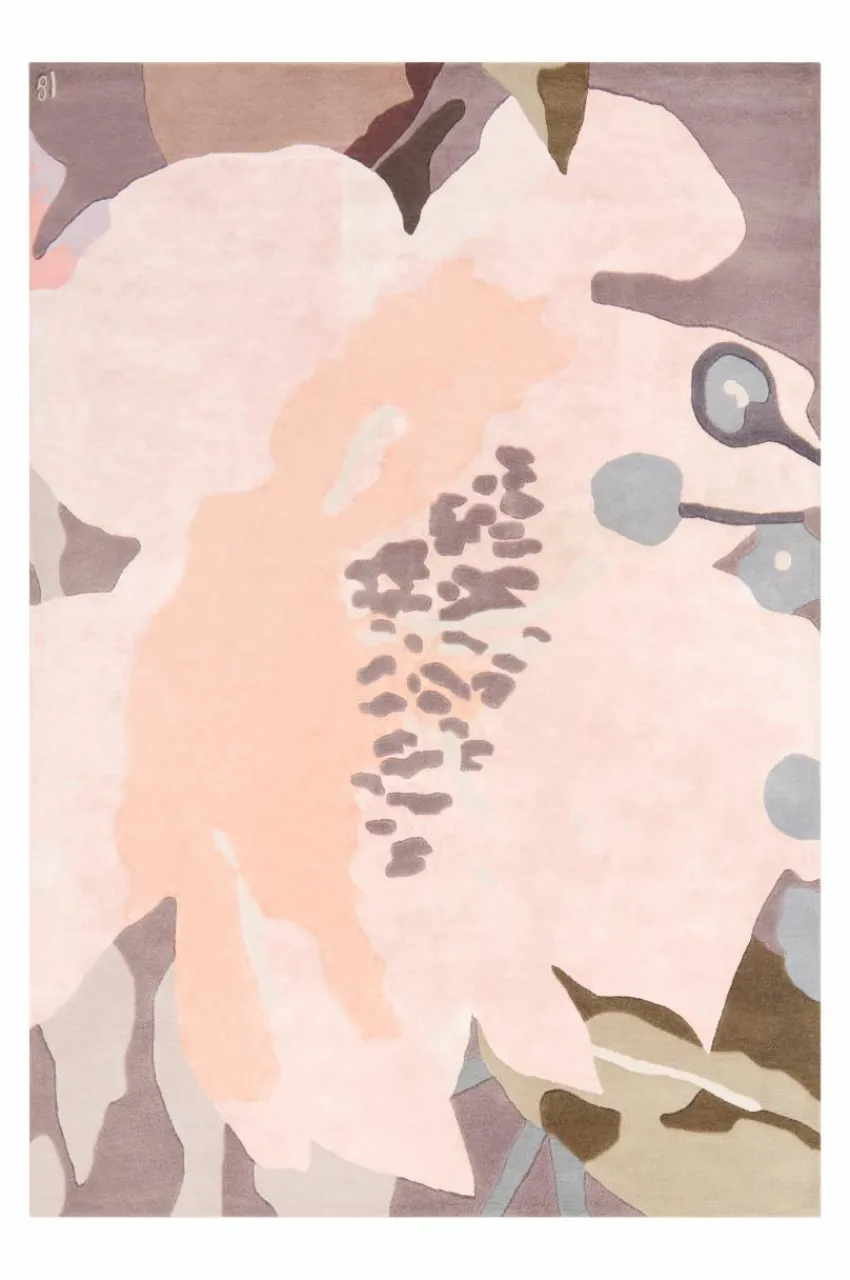 Ullmattor|Lugg- & Ryamattor|Jotex IDA SJÖSTEDT ABSTRACT ROSE Matta 250x350 Cm Multi