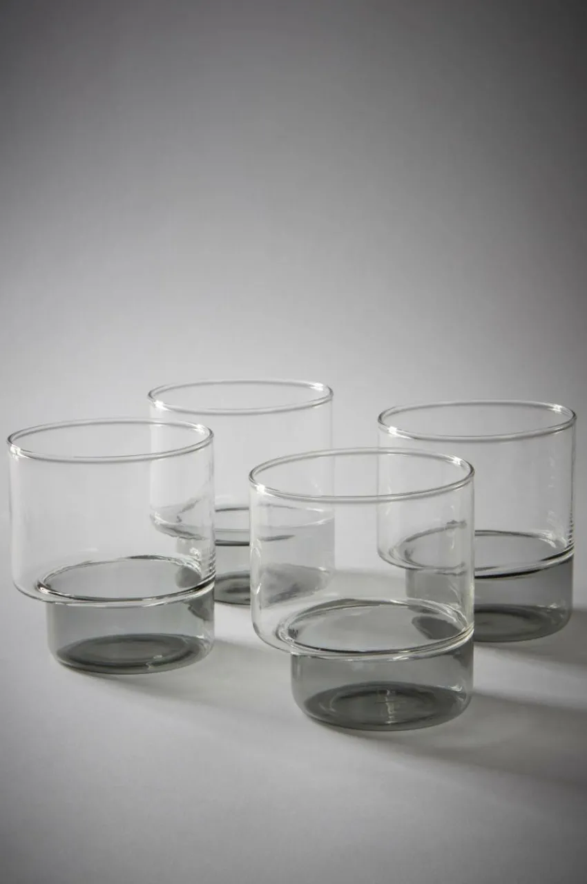 Juldukning|Glas|Jotex IMKE Glas 4-pack Transparent/grå