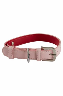 Djurtillbehör|Jotex INU Hundhalsband/katthalsband Röd/rosa