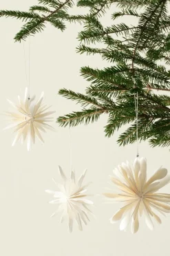 Juldekoration|Jotex IRIS Dekorationshänge 3-pack Naturvit