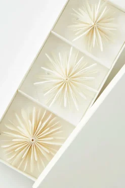 Juldekoration|Jotex IRIS Dekorationshänge 3-pack Naturvit