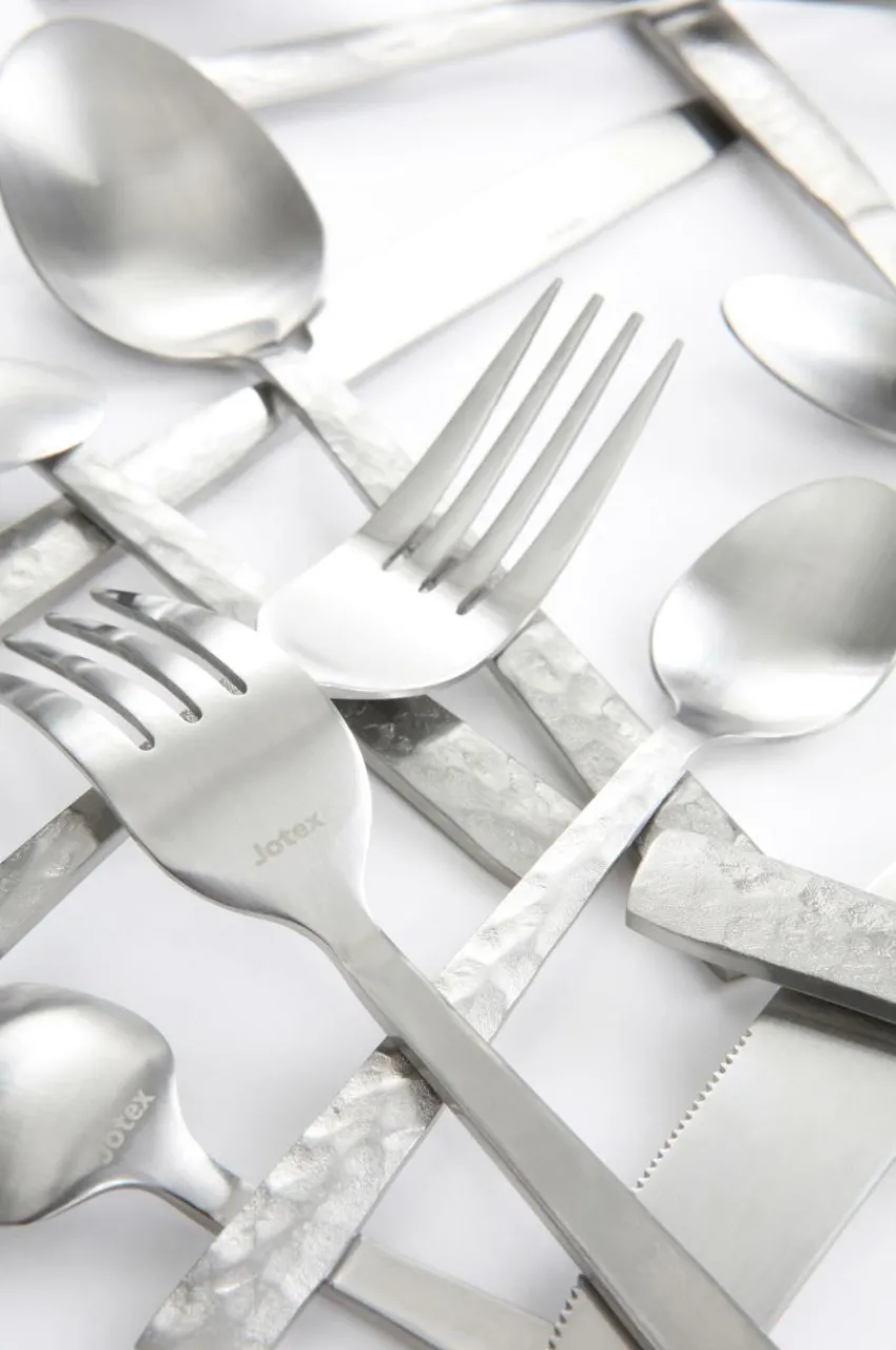Juldukning|Bestick|Jotex ISIDORE Bestickset 24 Delar Matt silver
