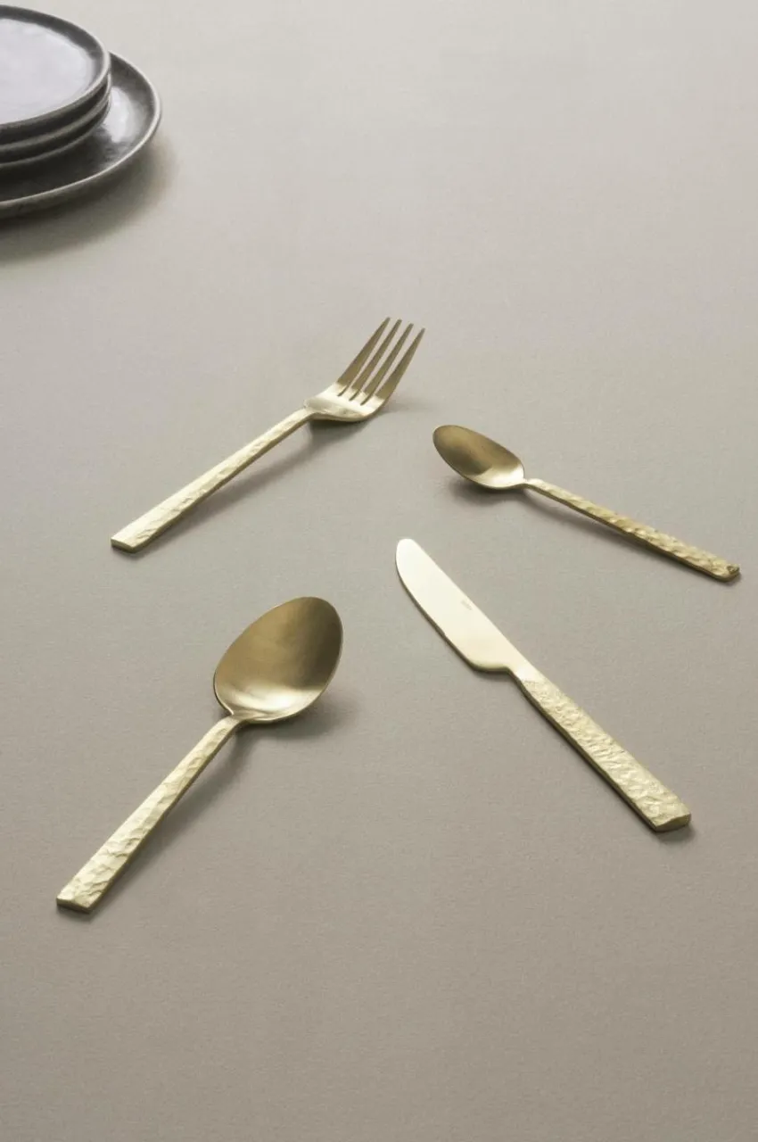 Juldukning|Bestick|Jotex ISIDORE Bestickset 24 Delar Matt guld