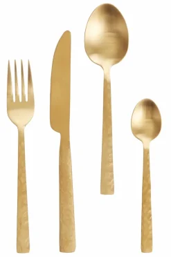 Juldukning|Bestick|Jotex ISIDORE Bestickset 24 Delar Matt guld