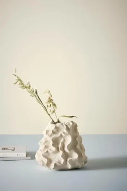 Vaser|Jotex IVA Vas - Höjd 22 Cm Matt vit