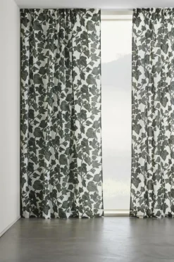 Multifunktionsgardiner|Jotex IVY Multifunktionsgardin 2-pack Naturvit/grön