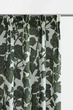 Multifunktionsgardiner|Jotex IVY Multifunktionsgardin 2-pack Naturvit/grön