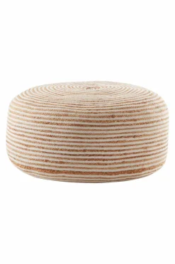 Sittpuffar|Jotex JAKARTA Sittpuff ø 90 Cm Natur/vit
