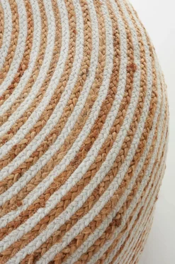 Sittpuffar|Jotex JAKARTA Sittpuff ø 90 Cm Natur/vit