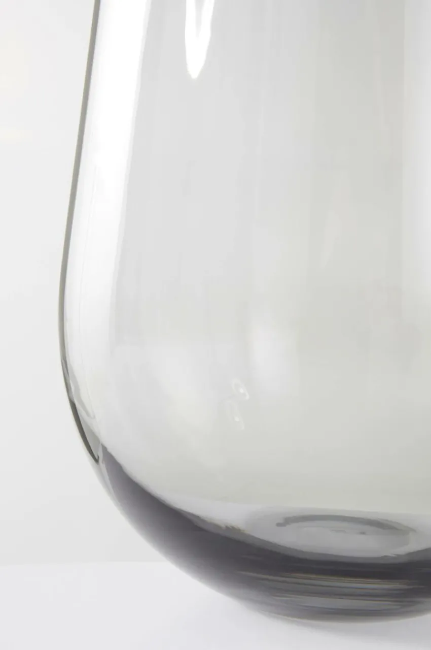 Vaser|Jotex JAQUELINE Glasvas - Höjd 36 Cm Grå