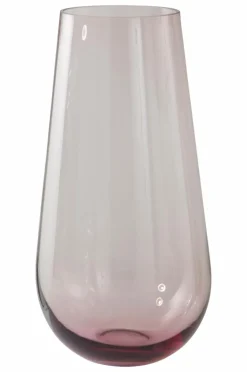 Vaser|Jotex JAQUELINE Glasvas - Höjd 36 Cm Ljuslila