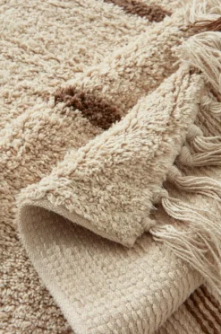 Bomulls- & Trasmattor|Jotex JASMINE Bomullsmatta 200x300 Cm Naturvit/brun