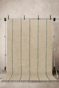 Bomulls- & Trasmattor|Jotex JASMINE Bomullsmatta 200x300 Cm Sand/blå