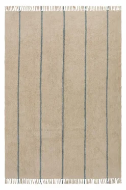 Bomulls- & Trasmattor|Jotex JASMINE Bomullsmatta 200x300 Cm Sand/blå