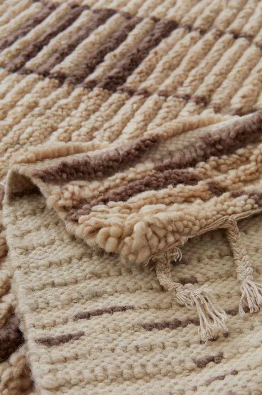 Ullmattor|Jotex JEEMA Ullmatta 200x300 Cm Brun/beige