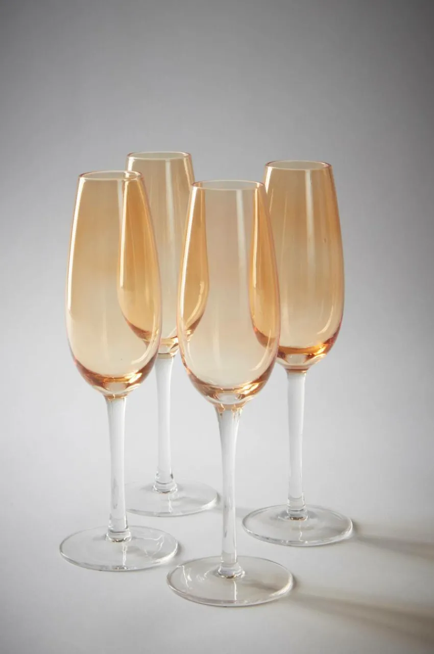 Glas|Jotex JO Champagneglas 4-pack Gul