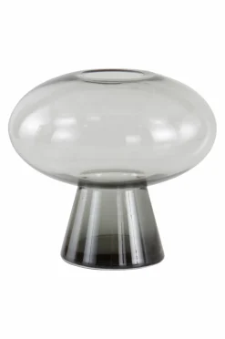 Vaser|Jotex JOLINE Glasvas - Höjd 20 Cm Rökgrå