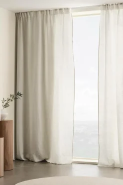 Linnegardiner|Multifunktionsgardiner|Jotex JONIE Linnegardin 2-pack Linnebeige