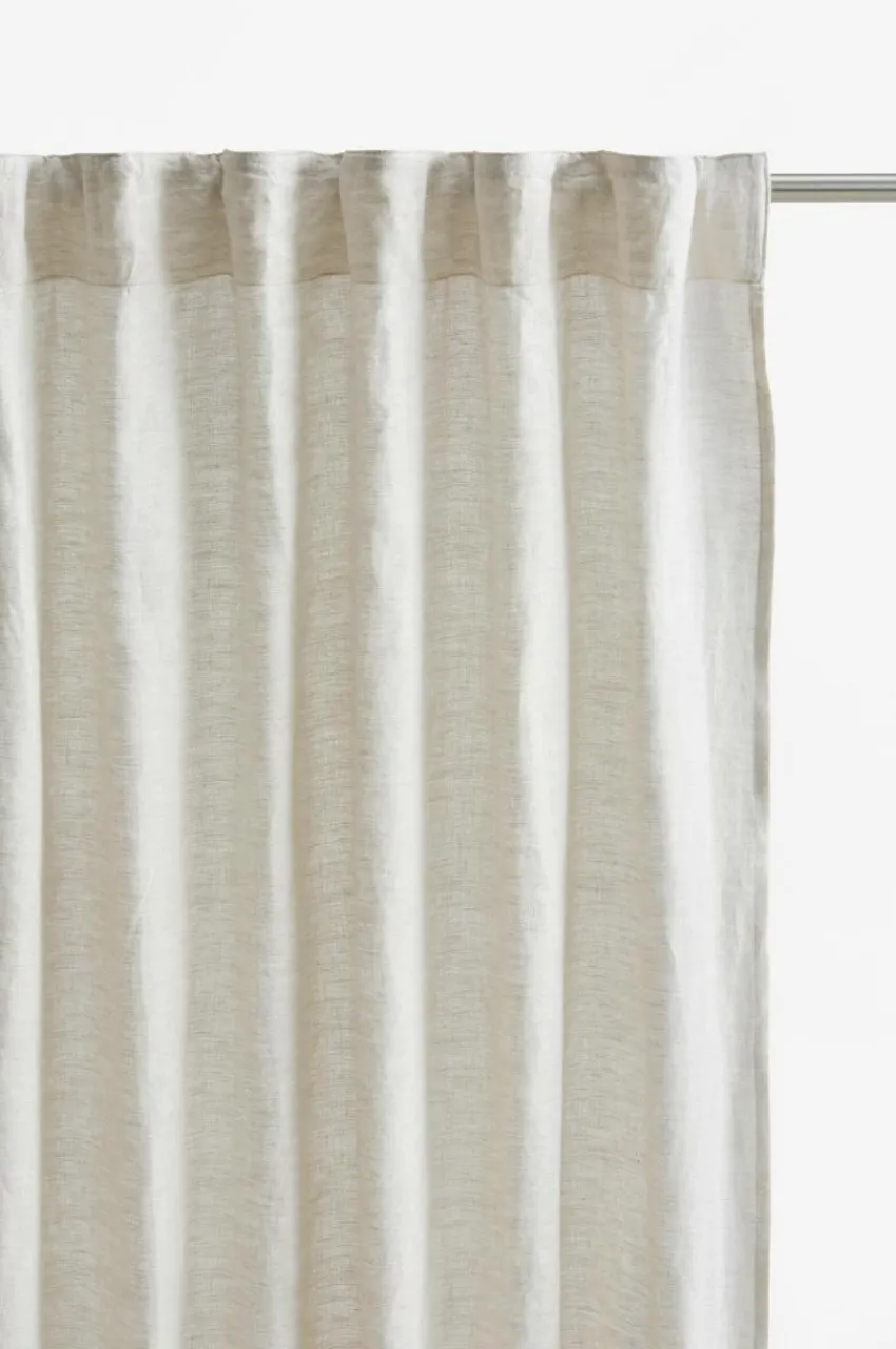 Linnegardiner|Multifunktionsgardiner|Jotex JONIE Linnegardin 2-pack Linnebeige