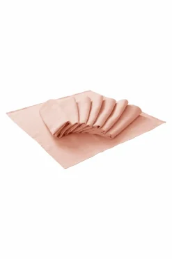 Servetter|Jotex JONIE Linneservett 8-pack Blek persika