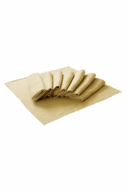 Servetter|Jotex JONIE Linneservett 8-pack Gul