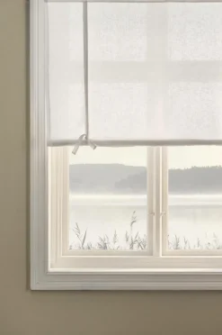 Hissgardiner|Linnegardiner|Jotex JONIE Roll Up-gardin I Linne Naturvit