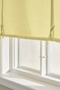 Hissgardiner|Linnegardiner|Jotex JONIE Roll Up-gardin I Linne Gul