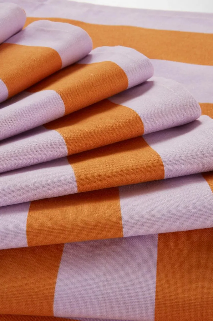 Servetter|Jotex JUNO Servett 8-pack Lila/orange