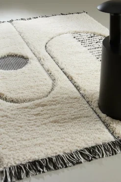 Barnmattor|Barnmattor|Jotex KAI Luggmatta 135x190 Cm Naturvit/svart