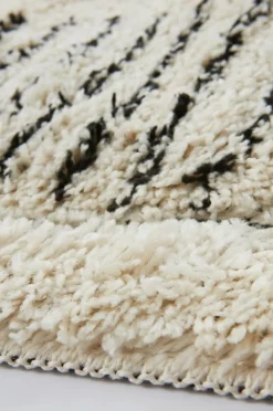 Barnmattor|Barnmattor|Jotex KAI Luggmatta 135x190 Cm Naturvit/svart