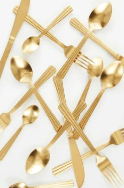 Bestick|Jotex KAIYA Bestickset 16 Delar Matt guld