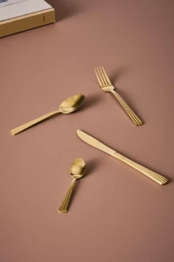 Bestick|Jotex KAIYA Bestickset 16 Delar Matt guld