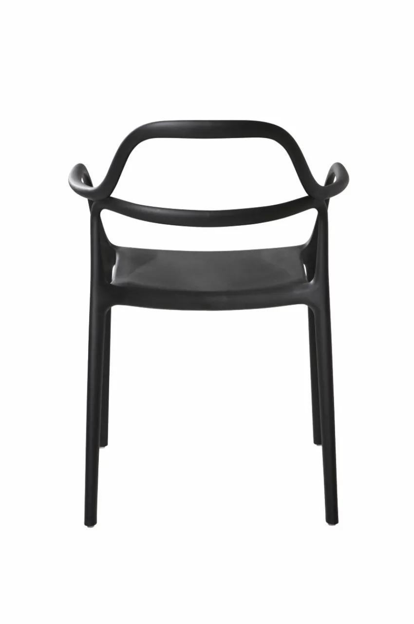 Utestolar & Utepallar|Utemöbler|Jotex KARLABY Karmstol 2-pack Svart