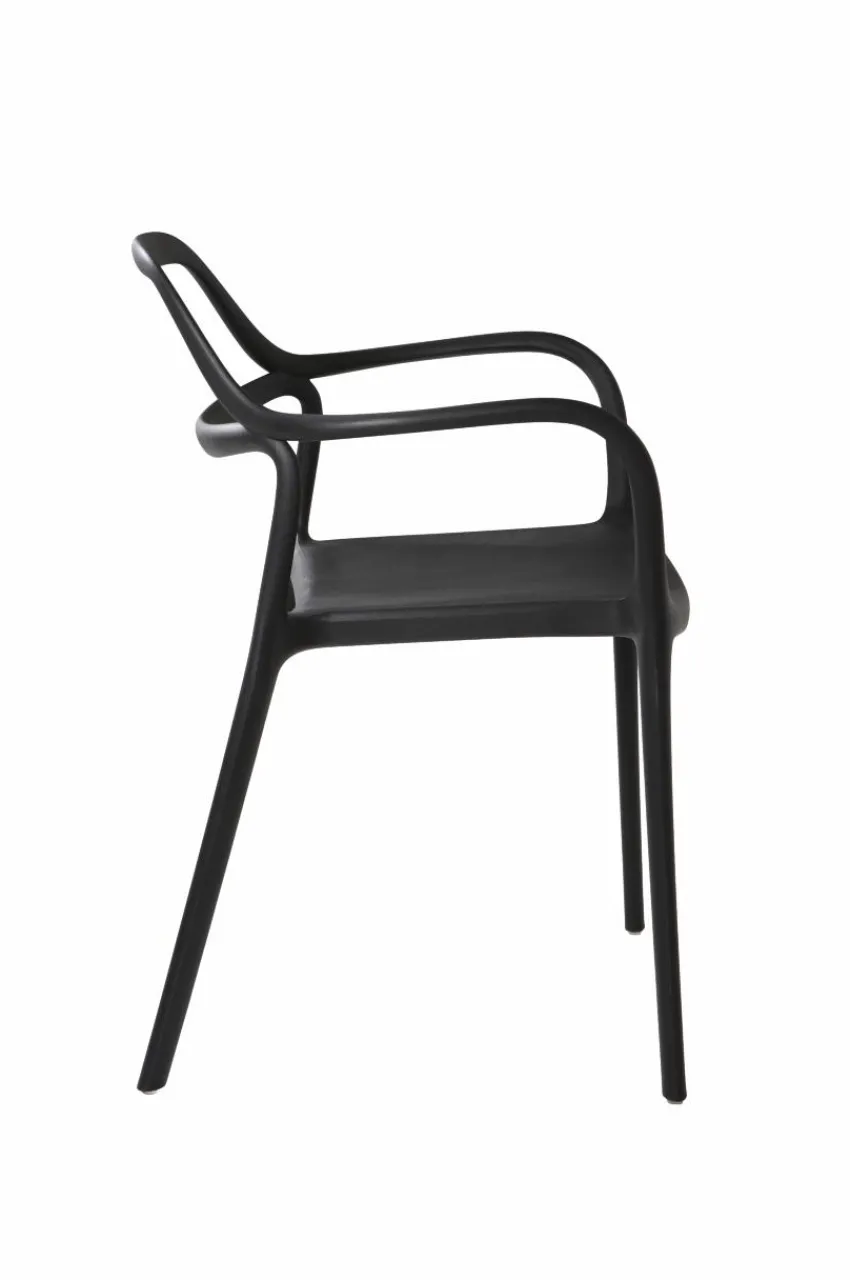 Utestolar & Utepallar|Utemöbler|Jotex KARLABY Karmstol 2-pack Svart