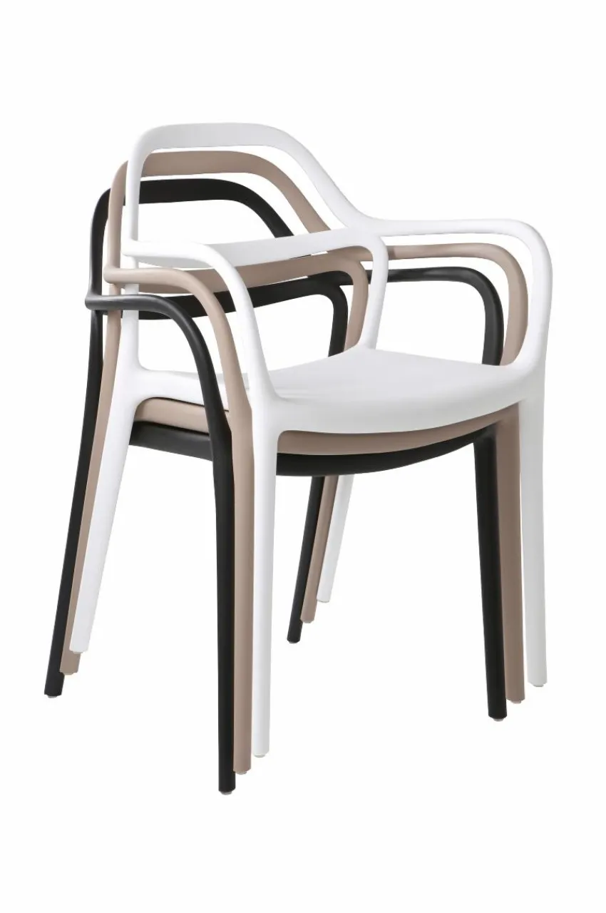 Utestolar & Utepallar|Utemöbler|Jotex KARLABY Karmstol 2-pack Svart