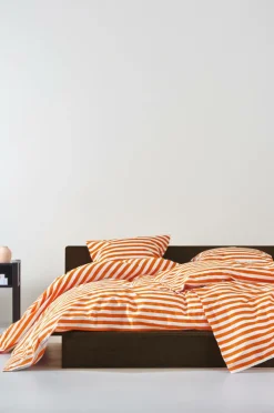 Påslakanset|Jotex KAYO Påslakanset Enkelsäng Orange/vit