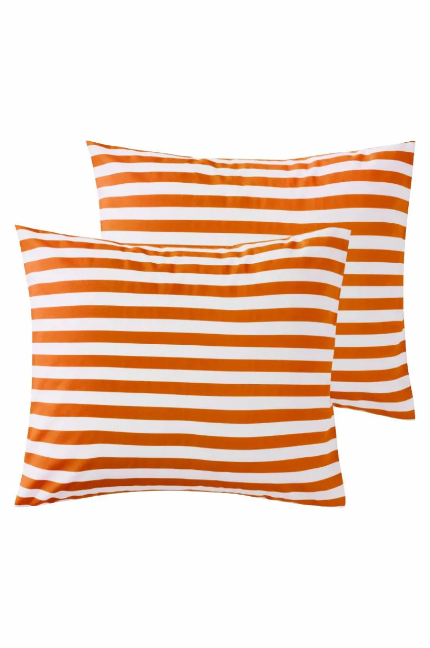 Örngott|Jotex KAYO örngott 2-pack 60x50 Cm Orange/vit