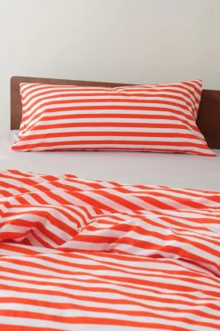 Örngott|Jotex KAYO örngott 90x50 Cm Mandarin/vit